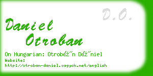 daniel otroban business card